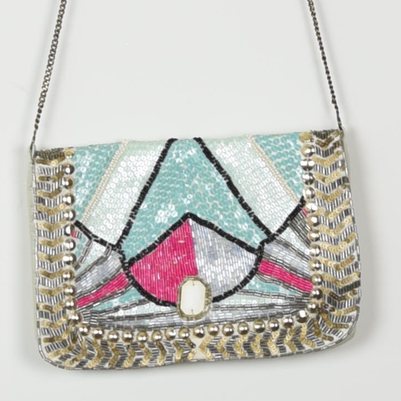 Kimchi Blue Handbags - Kimchi Blue Sequin Embellished Cross Body Purse